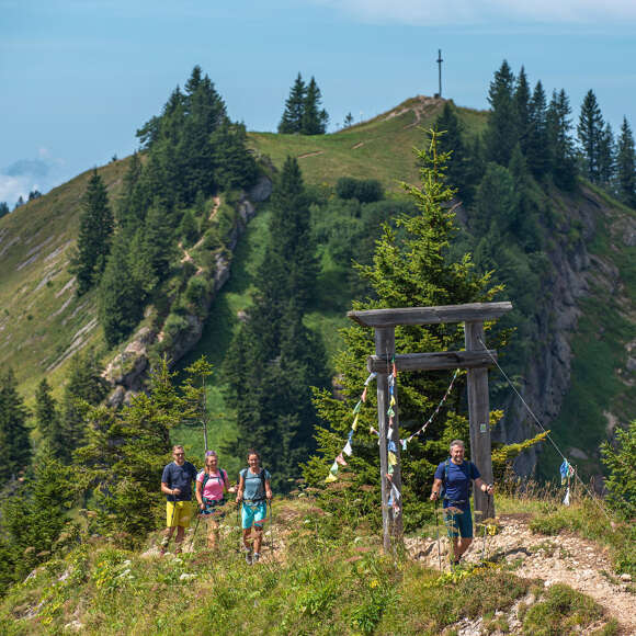 Rund um den Imberg in Steibis die Allgäuer Berge von Oberstaufen erkunden.