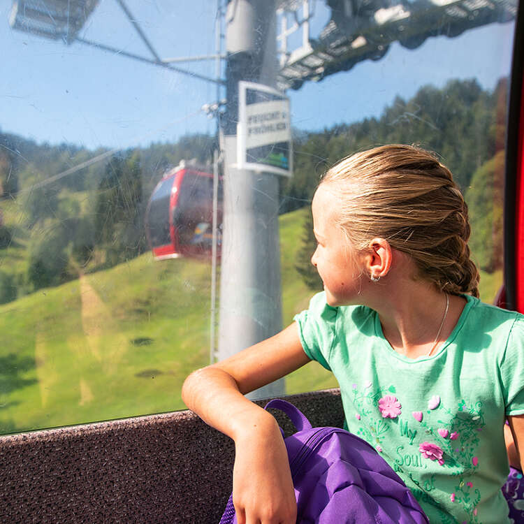 Bergbahn inklusive im Allgäu-Urlaub mit Oberstaufen Plus.