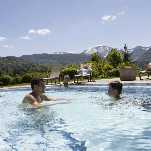 Jeden Tag ein Genuss für die ganze Familie im Sommerurlaub: Erlebnisbad Aquaria in Oberstaufen.