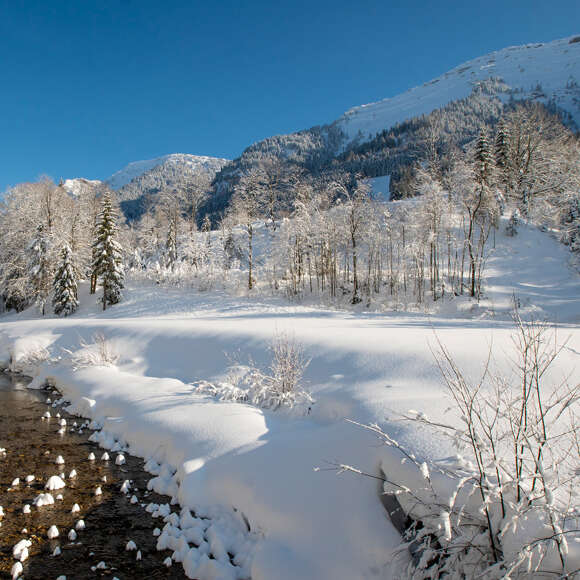 Winterlandschaft am Hochgrat bei Oberstaufen