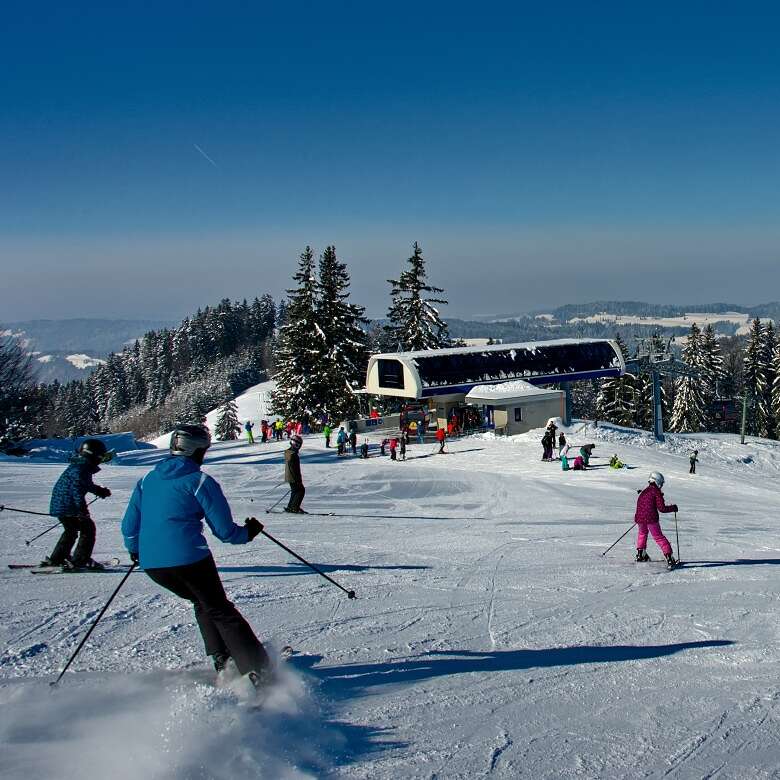 Das Hündle bei Oberstaufen ist zu jeder Jahreszeit ein beliebtes Ausflugsziel im Allgäu.