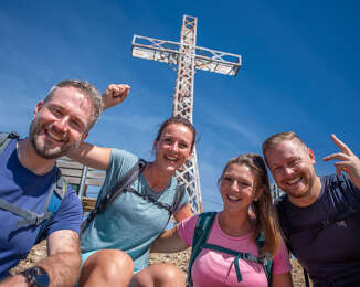 Gipfelselfie auf dem Hochgrat
