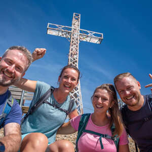 Gipfelselfie auf dem Hochgrat