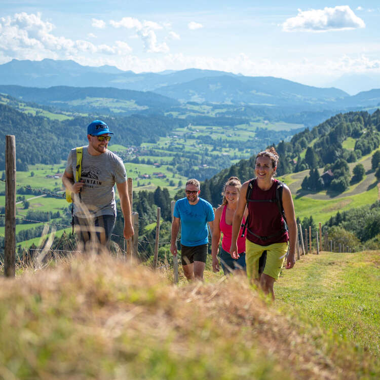 Wandern am Kapf Wandern am Kapf mit Alpenpamorama