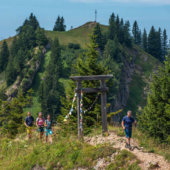 Wandern an der Porta Alpinae auf der Nagelfluhkette