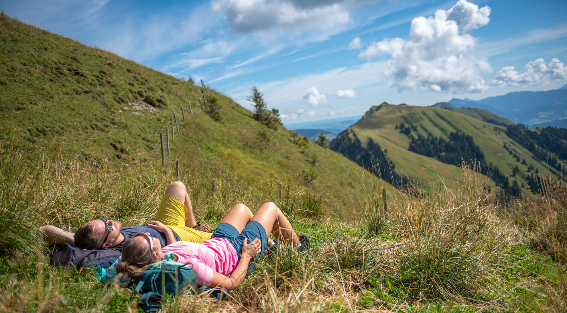 Wandernpause am Hochgrat Wandernpause am Hochgrat